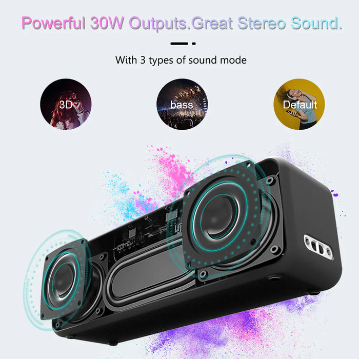 XDOBO® X Series Wireless Bluetooth Speaker - Ηχείο 30W με μεγάλη μπαταρία για εκτεταμένη χρήση σε εξωτερικούς χώρους και αδιάβροχη