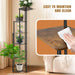 6-Tier Corner Plant Stand — Metal Frame with Wooden Shelves for Indoor & Outdoor