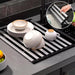 304 Stainless Steel Foldable Sink Drain Rack — Retractable Dish Drainer (S/L)