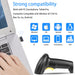 Handheld 1D & 2D Barcode Scanner – Wired and 2.4G Wireless Bluetooth Models