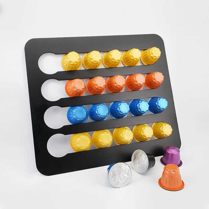 Rotating Coffee Pod Tower – Holds 24 or 40 Nespresso Original Capsules