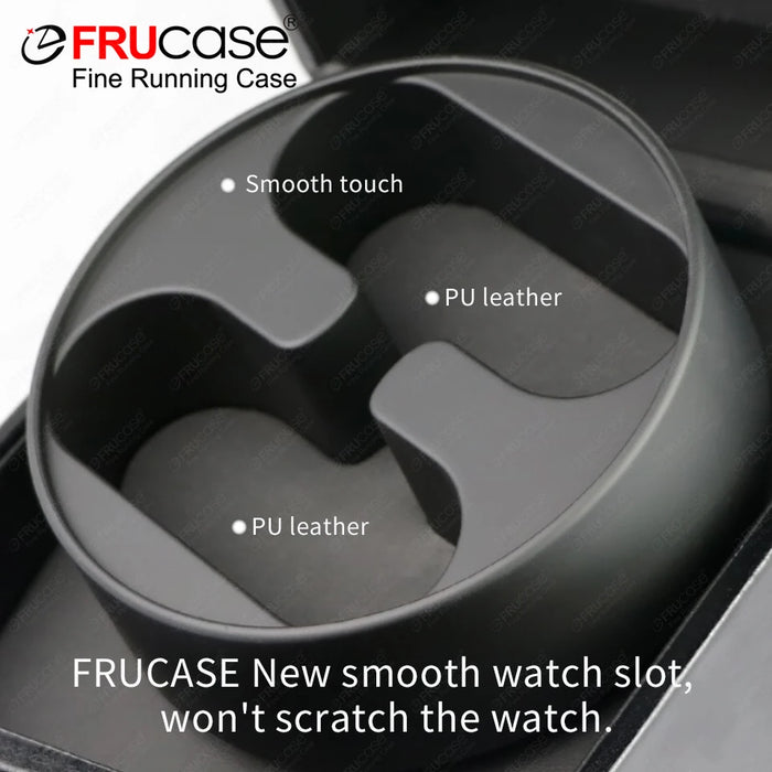 PU Watch Winder for Automatic Watches — 1 or 2 Watch Options, Two Rotation Modes