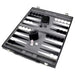 Classic Backgammon Set with PU Leather Folding Case – Portable Travel Game