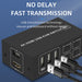4 Port HDMI KVM Switch 4 in 1 out 4K 60Hz HDMI USB Switch Selector with Desktop Controller for 4 PC Share Monitor Mouse Keyboard