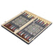 Luxury Knight 3-in-1 Wooden Foldable Game Board — Chess, Checkers & Backgammon