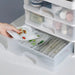 Transparent Cosmetic & Jewellery Organiser — 3 Drawer, 4-Layer Plastic Storage
