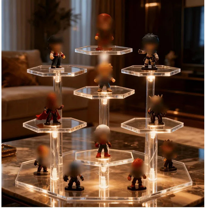 Acrylic Multi‑Style Jewellery Display Stand – Multifunctional Accessory Display