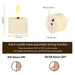 12-Pack Rechargeable LED Tea Lights — USB Charge, Remote & Timer, Warm White