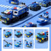147-piece 6-in-1 City Police Building Block Set (monkey man) – Small bricks for ages 6-12