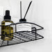 No-drill Wall-mounted Triangle Bathroom Shelf — Single Tier Metal Shower Caddy