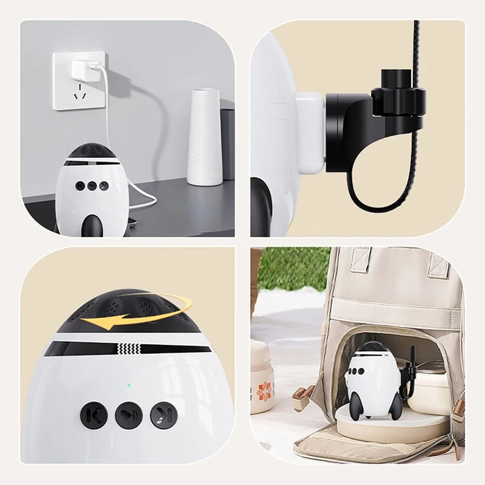 Portable Stroller Rocker — Vibrating Soother with White Noise & Bluetooth Speaker