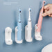 Wall-Mounted Electric Toothbrush Holder — Traceless ABS Stand, Fits Most Electric Brushes