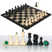 20-inch Portable Folding Chess Set with Weighted Pieces — Tournament Grade