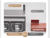 No-drill Wall-mounted Metal Spice Rack — Rust-resistant Kitchen Organizer
