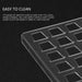 Acrylic Coffee Pod Tray — Holds 34 Nespresso Original Capsules