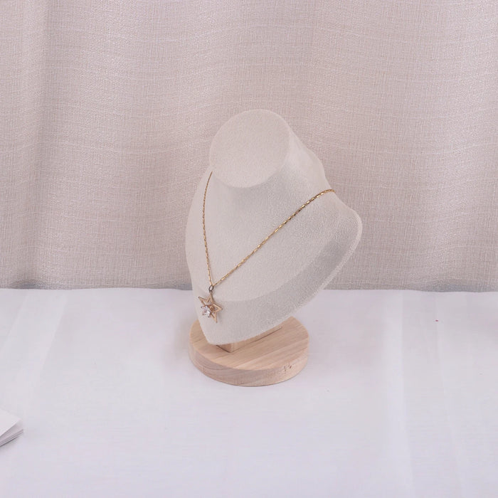 Velvet Necklace Display Bust — Pendant & Jewellery Mannequin Stand