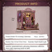 Wooden Book Nook Miniature DIY Kit — Astrology Bookshop Bookshelf Insert (150 pieces)