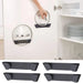 Self‑Adhesive Wall‑Mounted Pot Lid Rack – Black (1/2/4 pcs)