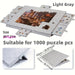 6-in-1 Tiltable Puzzle Board with 6 Drawers — Fits 1,000 Pieces
