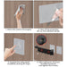 Wall-Mounted Key Organiser with Tray and Hooks – No-Drill or Drill Fixing