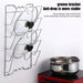 Wall-Mounted Pot Lid Rack — 5-Layer Stainless Steel Kitchen Organizer