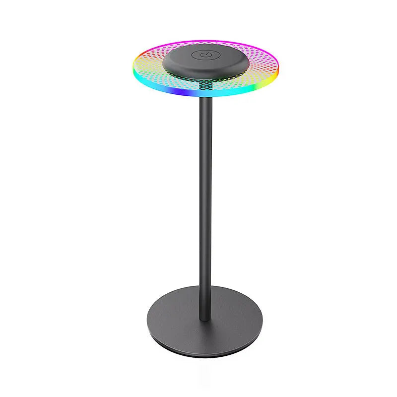 RGB spalvų keitimo belaidė stalo lempa - Jutiklinis valdymas, DIY reguliuojamo ryškumo darbo šviesa - Puikiai tinka vakarienei, terasai, miegamojo aplinkai