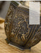 Metal Tea Caddy – Large Bronze Storage Can for Tea, Coffee & Sugar (15x6cm)