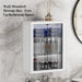 Modern Grey Wall-Mounted Bathroom Cabinet — PVC Vanity (Under 60cm)