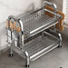 Compact Dish Drying Rack with Drainboard and Utensil Holder – Rust‑Proof Metal