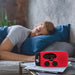 2000mAh Emergency Radio with 3-LED Torch, Solar & Hand-Crank Charging (FM/AM/WB)