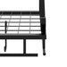 60cm Wall-Mounted Kitchen Organiser Rack with 10 Hooks – Black