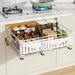 Expandable Pull-Out Cabinet Organiser — Slide-Out Drawer Storage Shelf for Kitchen
