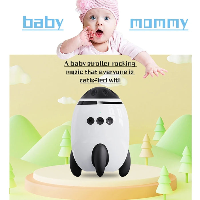 Portable Stroller Rocker — Vibrating Soother with White Noise & Bluetooth Speaker