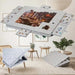 Large Felt Puzzle Table with 6 Drawers — Fits 1000-piece Puzzles