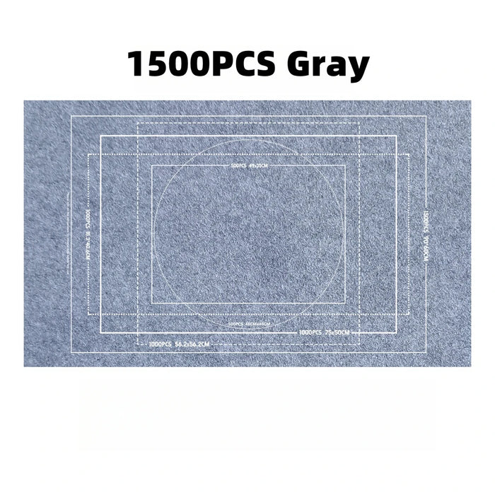Jigsaw Puzzle Mat Roll-Up — Fits up to 1500 Pieces, Portable Table Saver
