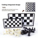 Folding Magnetic Chess & Checkers — 4 Sizes, Plastic HIPS, Teaching Book