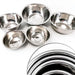 Stainless Steel Mixing Bowl — Flour, Egg & Salad Basin for Baking