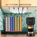 Wall‑mount Coffee Pod Organiser — Under‑cabinet Capsule Holder
