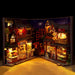 Retro Street-Food Book Nook DIY Wooden Miniature Kit — Shelf Insert