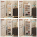 6/8-Tier Shoe Organiser — Metal Frame with Fabric Shelves, Space-Saving Rack