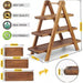 Natural Paulownia Wood 3-Tier Cake Stand — Space-Saving Kitchen Rack