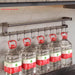 Stainless Steel Double-Rod Kitchen Rack — Spoon Holder & Kitchen Roll Dispenser