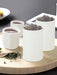 4-Piece Tinplate Storage Cans with Sealed Double Lids – For Loose Tea, Coffee & Spices