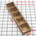 Solid Wood Retro Tea Bag Holder — Multi-Compartment Desktop Storage (White/Brown)