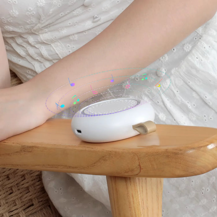 Rechargeable Baby White Noise Machine — 24 Sounds, Night Light & Timer