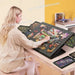Portable Jigsaw Puzzle Table with Stand — 6-Drawer Board & Lid Sorting Tray