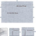 Felt Puzzle Table for 1000 Pieces — 6-Drawer Portable Jigsaw Board with Stand Cover, 77 x 53.6 x 4.2 cm