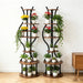 145cm Tall 7-Tier Corner Metal Plant Stand – Indoor & Outdoor Flower Rack