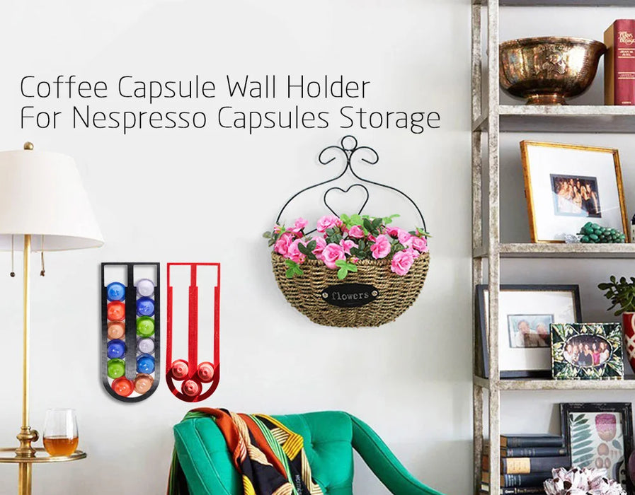 Coffee Capsule Tower Stand – Holds 10 Nespresso Original Capsules