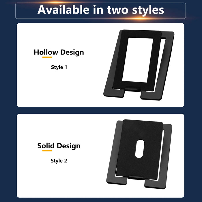 Desktop Speaker Stand (Single) — Carbon Steel Base for Laptop & Desktop Speakers, Shock-Absorbing